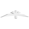 Ekena Millwork Davenport Architectural Grade PVC Gable Bracket, 84"W x 14"H x 4"D x 4"F, 4/12 Pitch GBP084X14X0404DAV00 - alternate 1